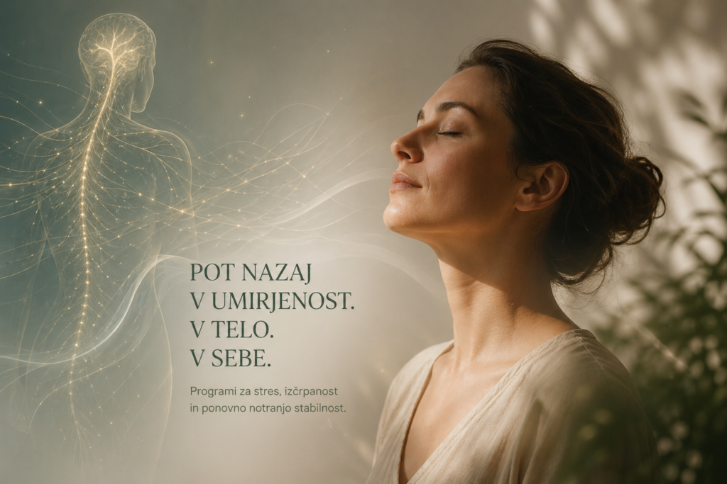 Pot nazaj v umirjenost, v telo, v sebe. Programi za stres, izčrpanost in ponovno notranjo stabilnost.