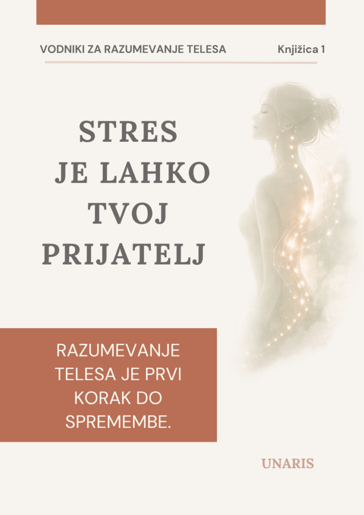 Naslovnica e knjige stres je lahko tvoj prijatelj