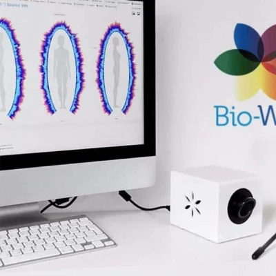 GDV kamera za spremljanje stanja obremenitve posameznika, z analitičnim prikazom meritev na zaslonu